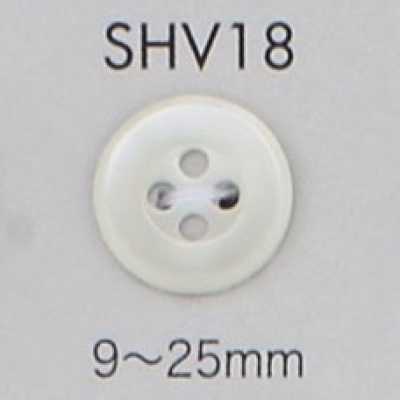 SHV18 Botão de madrepérola de 4 furos