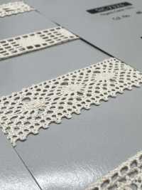 SIC-7262 Renda Torção De Algodão Orgânico/15mm SHINDO(SIC) Foto secundária