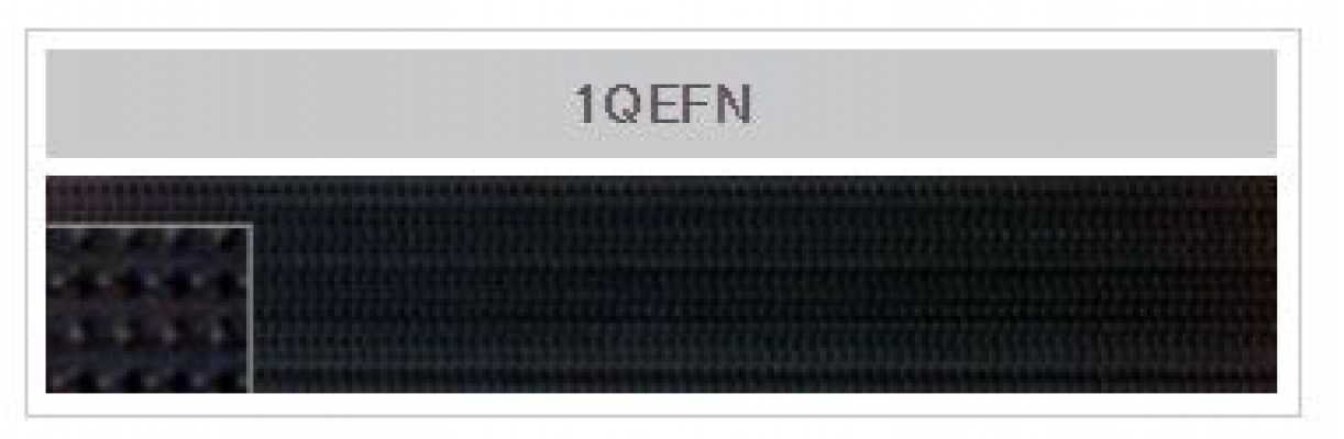 1QEFN POWERHOOK® Gancho e laço, tipo padrão (1,6 mm)