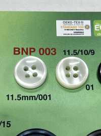 BNP-003 Botão Biopoliester 4 Furos IRIS subfoto