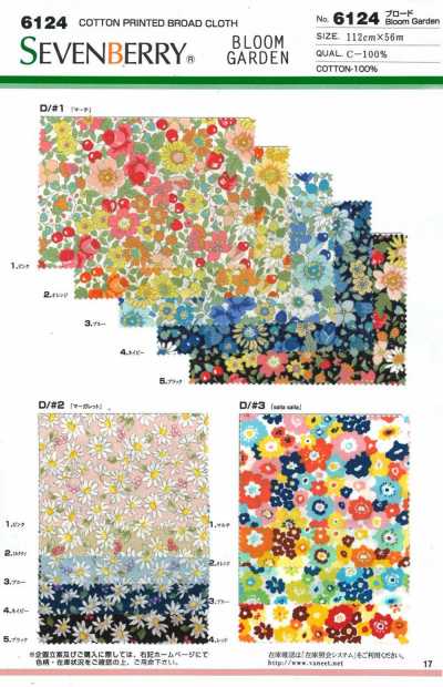 6124 SEVENBERRY® Popeline Jardim Florido