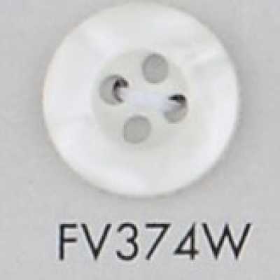FV374W Botão de resina de poliéster
