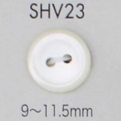 SHV23 Botão de concha de 2 furos