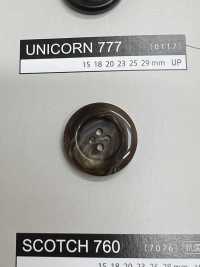 UNICORN777 [Estilo Buffalo] Botão De 4 Furos Com Borda NITTO Button subfoto