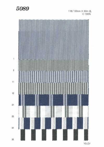 MU5089 Tecido Typewriter Listrado