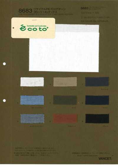 8683 Fio com alma de PE/C reciclado 30//×14s Oxford
