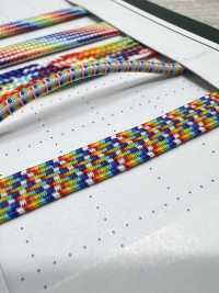 RBW-B60F Faixa Elástica Arco-íris 7 Mm Cordon Foto secundária