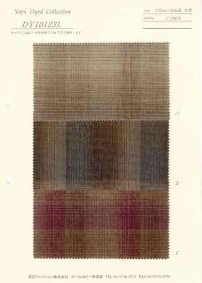 DY10123L Padrão De Tingimento De Fios (Plain Weave Spec Ombre)