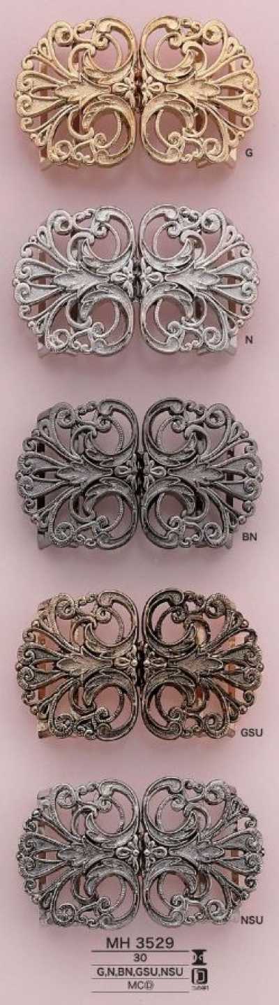 MH3529 Fivela estilo Art Nouveau Fick