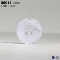 SSO16 Botão Brilhante De 4 Furos Feito De Concha De Material Natural IRIS subfoto