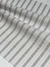 KKF8586-W-1 Seersucker Stretch Wide Stripe[Têxtil / Tecido] Uni Textile subfoto