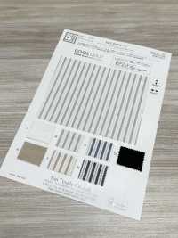 KKF8586-W-1 Seersucker Stretch Wide Stripe[Têxtil / Tecido] Uni Textile subfoto