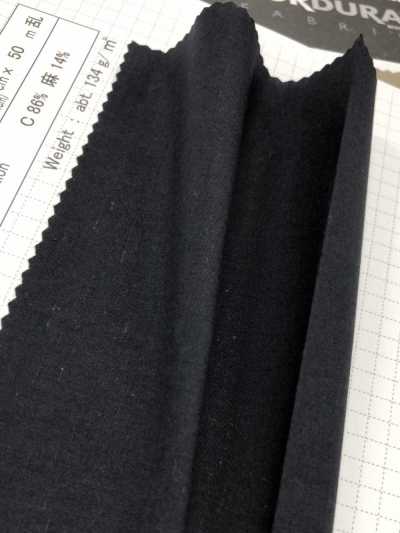 SB4035 Cotton / Linen Typewritter Cloth Cross Washer[Têxtil / Tecido] SHIBAYA subfoto