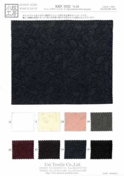 KKF1022-D/33 Jacquard de cetim elástico