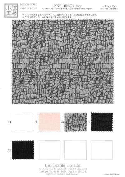 KKF1026CD-D/2 CD Jacquard de cetim elástico