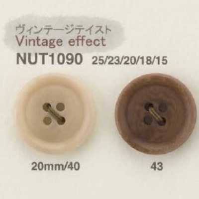 NUT1090 Botão de noz de 4 furos