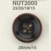 NUT2000 Botão De 4 Furos Feito De Porca