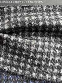 1037052 Sweater Fleece Dobby Houndstooth Print[Têxtil / Tecido] Takisada Nagoya subfoto