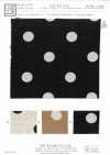 KCP524 D-569 Tela de rayon e linho com estampa de uma cor