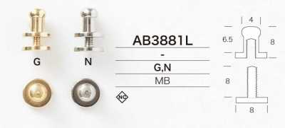 AB3881L AB3881L Parte Superior Tipo Parafuso