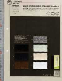 1078206 LINKS MALHA FLOR COOLMAX® EcoMade[Têxtil / Tecido] Takisada Nagoya subfoto