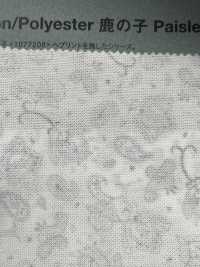 1077935 T/C Moss Stitch Paisley Print[Têxtil / Tecido] Takisada Nagoya subfoto