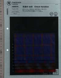 1084976 Variação Xadrez De Sarja Tingida De Fio[Têxtil / Tecido] Takisada Nagoya subfoto