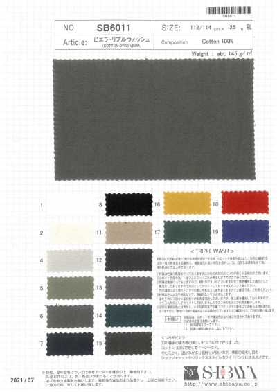 SB6011 Viyella Tripla Lavagem