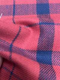 AN-9208SP Indigo Twill Check (Fuzzy)[Têxtil / Tecido] ARINOBE CO., LTD. subfoto