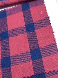 AN-9208SP Indigo Twill Check (Fuzzy)[Têxtil / Tecido] ARINOBE CO., LTD. subfoto