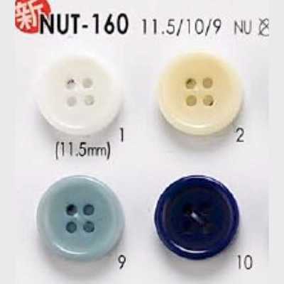 NUT160 Botão de 4 furos de noz