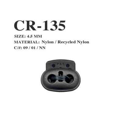 CR-135 Travador de cordão tipo nariz de porco em nylon reciclado para rede de pesca