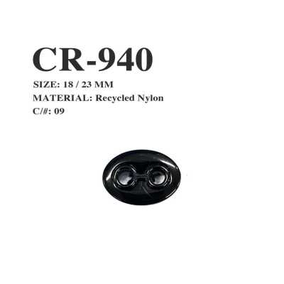 CR-940 Terminal de cordão tipo nariz de porco em nylon reciclado para rede de pesca