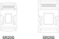 SR-S Fivela De Liberação Lateral NIFCO (Tipo De Exibição)[Fivelas E Anel] NIFCO subfoto