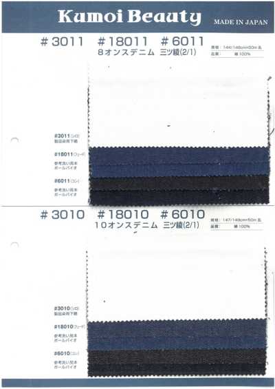 6011 Sarja denim 8 oz (2/1)