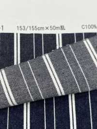 HC2020-1 Corda Indigo 《Hickory》[Têxtil / Tecido] Têxtil Yoshiwa subfoto