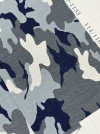 P2280-1133-woodland Chambray Discharge Print Woodland[Têxtil / Tecido] Têxtil Yoshiwa subfoto