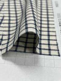L1334 Linho Cheque Índigo[Têxtil / Tecido] Têxtil Yoshiwa subfoto