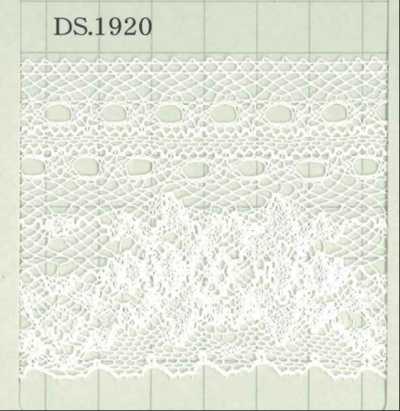 DS1920 Renda de algodão Largura: 63mm