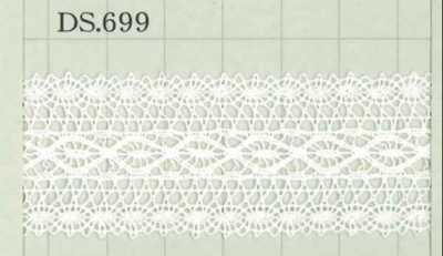 DS699 Renda de algodão Largura: 29mm