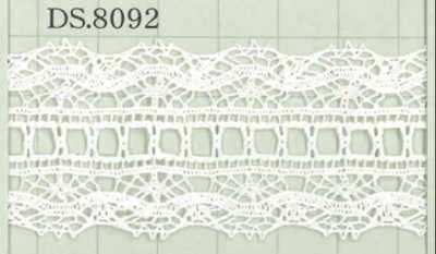 DS8092 Renda de algodão Largura: 33mm