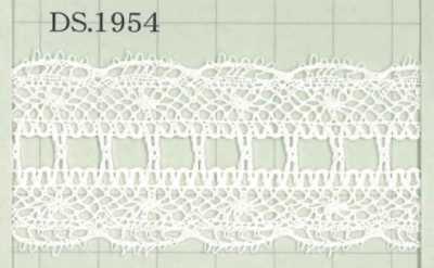 DS1954 Largura da renda de algodão: 33mm