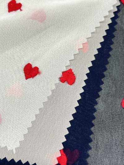 304-1919-1 Bordado em chiffon