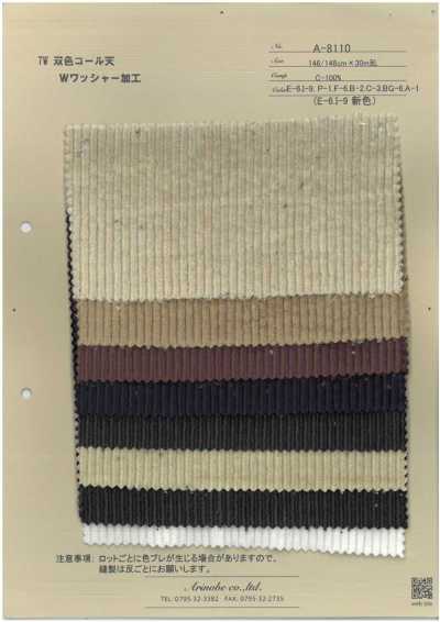 A-8110 Cotelê bicolor 7W