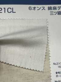 221CL Sarja De Linho De 6 Onças Com Tecido De Três Sarjas (2/1)[Têxtil / Tecido] Kumoi Beauty (Chubu Velveteen Corduroy) subfoto