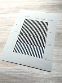 W1027-4 Algodão Bold Stripe Denim[Têxtil / Tecido] Têxtil Yoshiwa subfoto