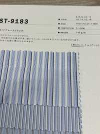 ST-9183 80/2 Faixa Azul[Têxtil / Tecido] Fibra Kuwamura subfoto