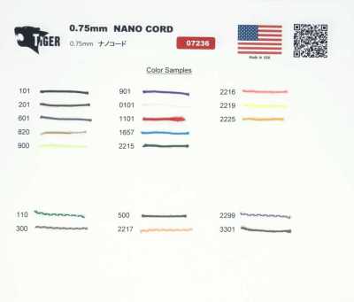 07236 TIGER Nano Cord 0,75 mm