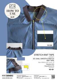 SIC-5568 Fita De Malha Elástica De Tricô Circular Interlock[Cabo De Fita] SHINDO(SIC) subfoto