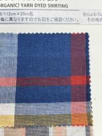 OG59991 Xadrez Sundar De Algodão Orgânico[Têxtil / Tecido] VANCET subfoto